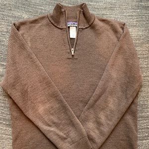 Patagonia 1/4 zip Merino Wood Sweater M